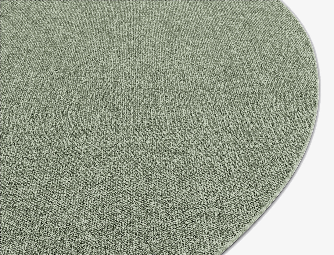 RA-CC09 Solid Colours Oval Flatweave New Zealand Wool Custom Rug by Rug Artisan