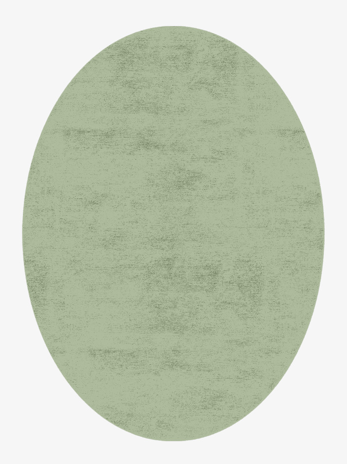 RA-CC09 Solid Colours Oval Hand Knotted Bamboo Silk Custom Rug by Rug Artisan