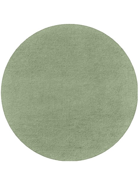 RA-CC09 Solid Colours Round Hand Tufted Pure Wool Custom Rug by Rug Artisan