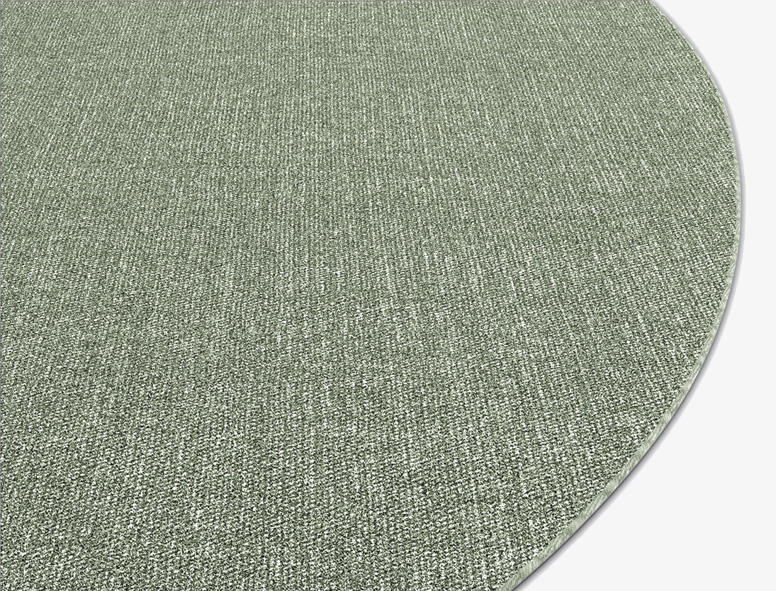 RA-CC09 Solid Colors Round Outdoor Recycled Yarn Custom Rug by Rug Artisan