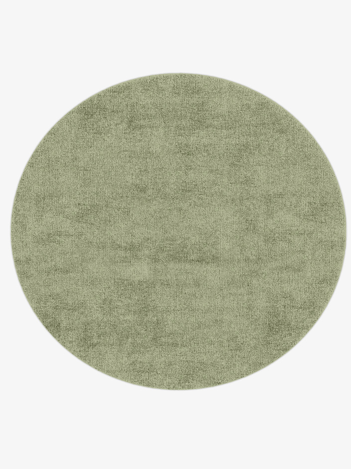 RA-CD12 Solid Colors Round Hand Knotted Bamboo Silk Custom Rug by Rug Artisan
