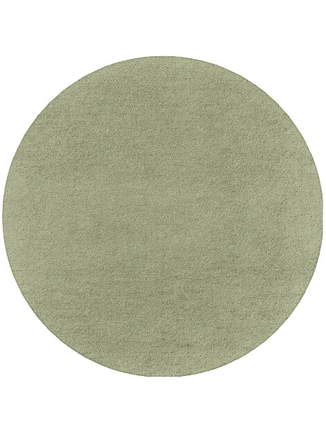 RA-CD12 Solid Colours Round Hand Tufted Pure Wool Custom Rug by Rug Artisan