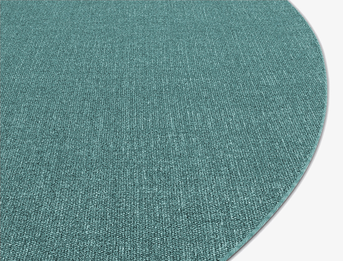 RA-CG08 Solid Colours Round Outdoor Recycled Yarn Custom Rug by Rug Artisan