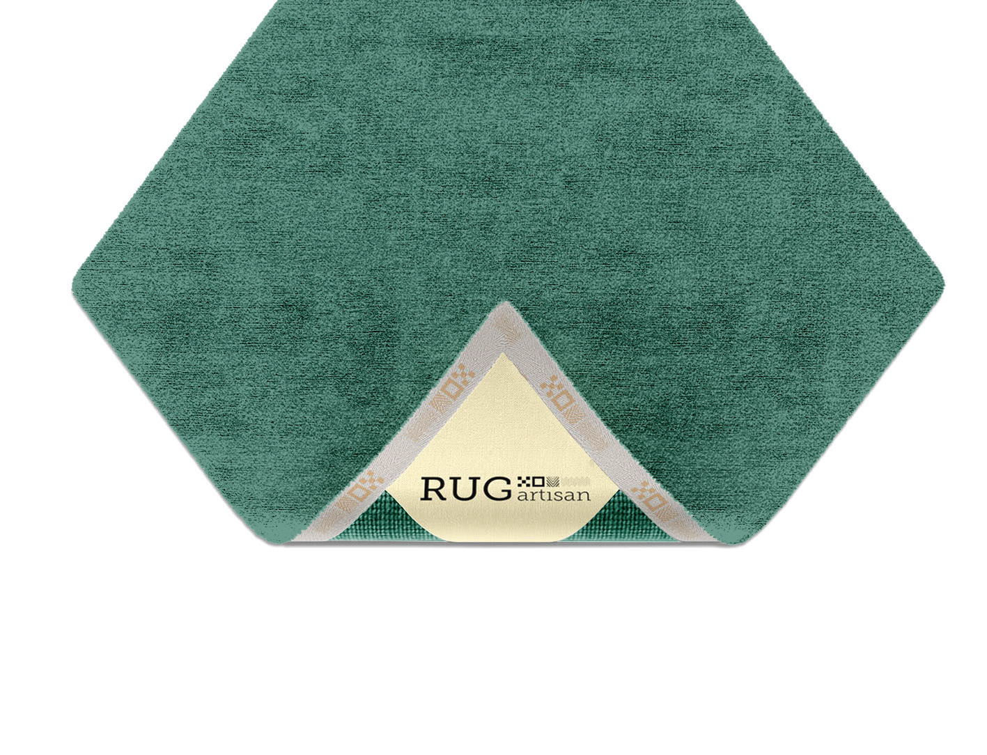 RA-CH06 Solid Colors Diamond Hand Knotted Bamboo Silk Custom Rug by Rug Artisan