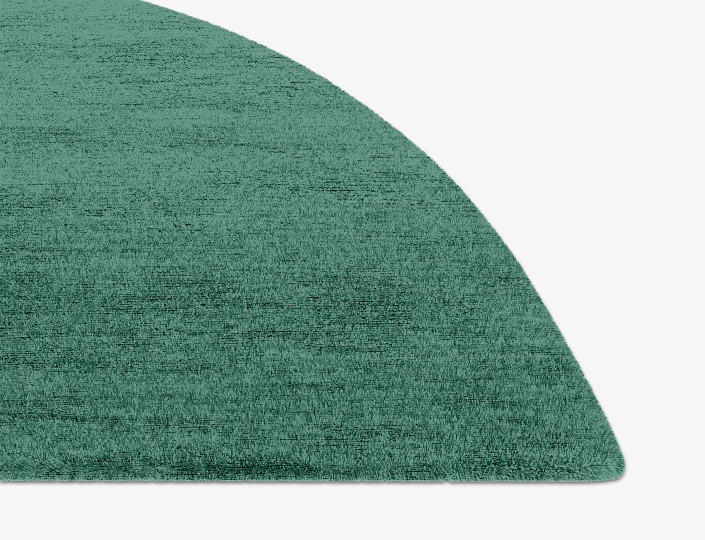 RA-CH06 Solid Colors Halfmoon Hand Knotted Bamboo Silk Custom Rug by Rug Artisan