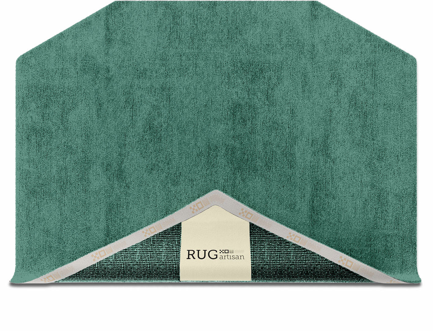 RA-CH06 Solid Colors Hexagon Hand Knotted Bamboo Silk Custom Rug by Rug Artisan