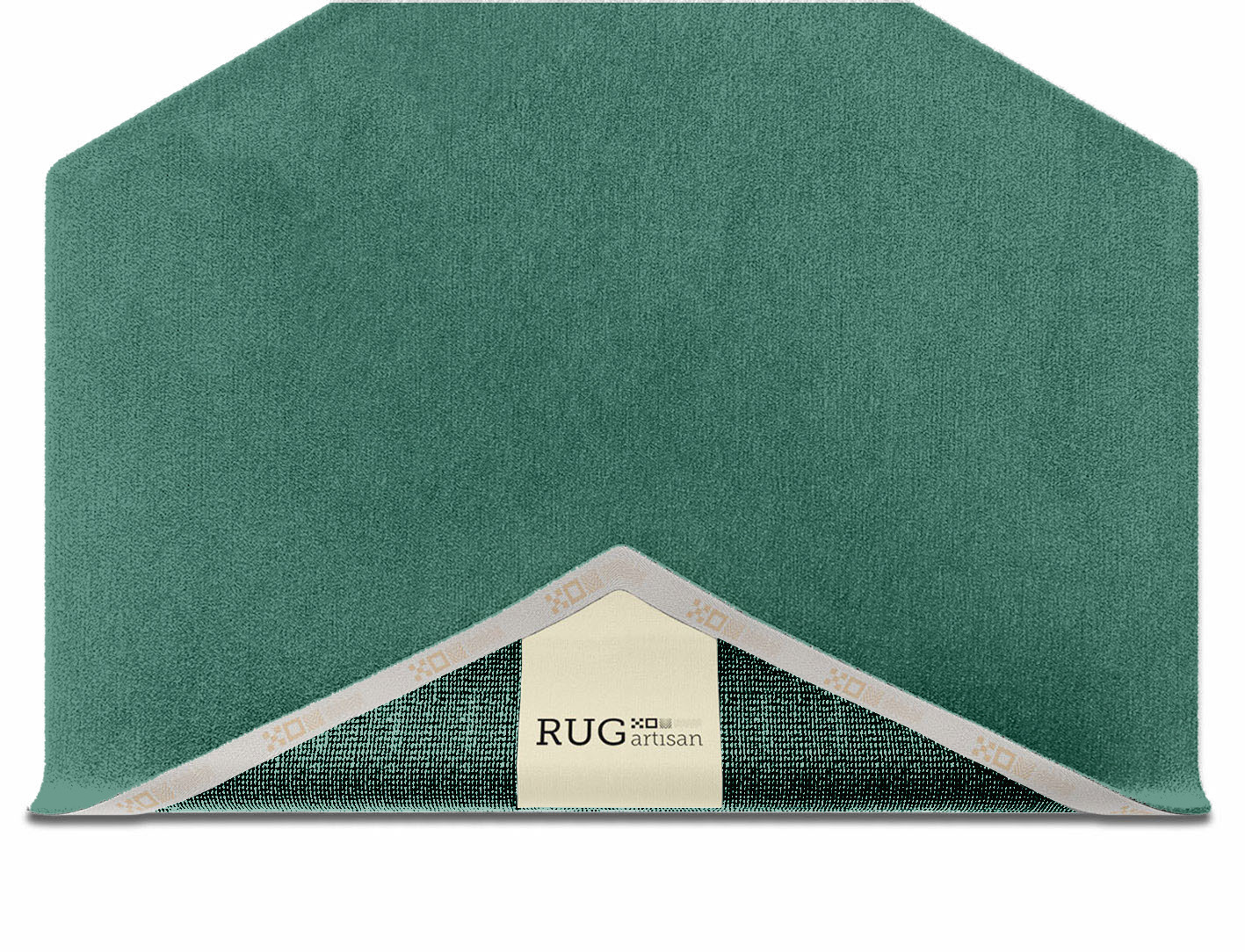 RA-CH06 Solid Colors Hexagon Hand Knotted Tibetan Wool Custom Rug by Rug Artisan