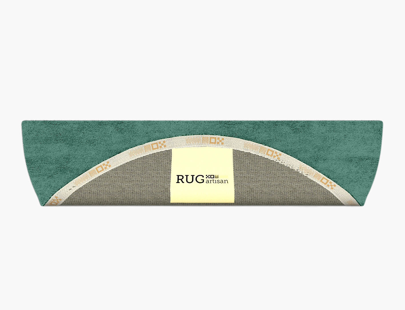 RA-CH06 Solid Colors Halfmoon Hand Tufted Bamboo Silk Custom Rug by Rug Artisan