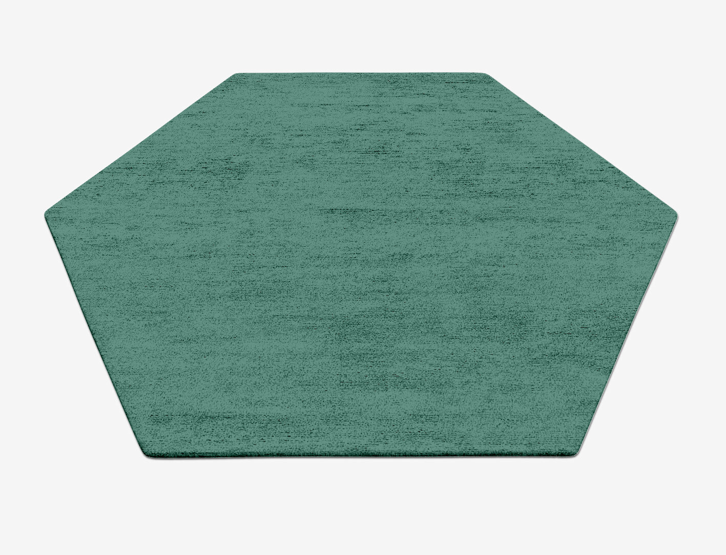 RA-CH06 Solid Colors Hexagon Hand Tufted Bamboo Silk Custom Rug by Rug Artisan