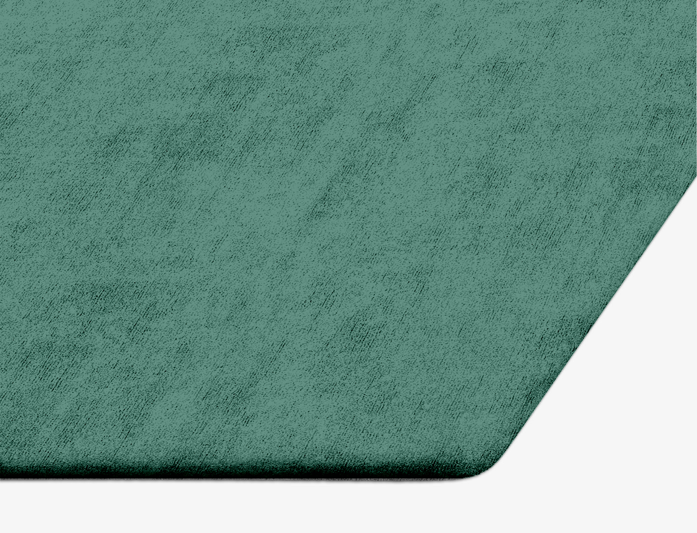 RA-CH06 Solid Colors Hexagon Hand Tufted Bamboo Silk Custom Rug by Rug Artisan