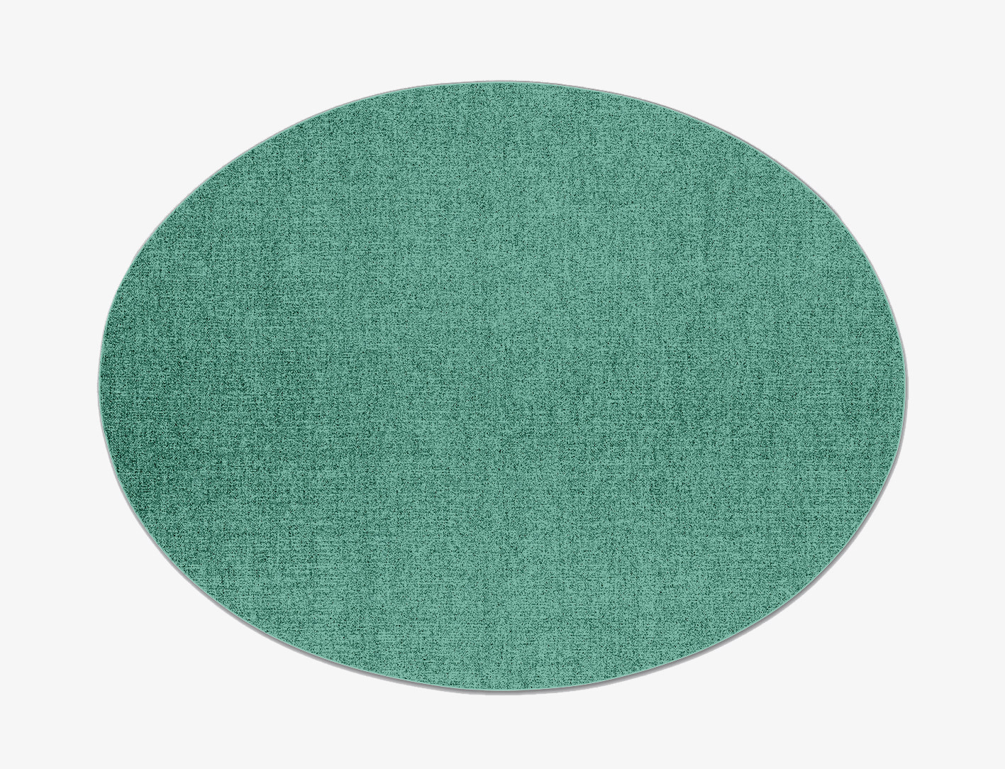 RA-CH06 Solid Colors Oval Outdoor Recycled Yarn Custom Rug by Rug Artisan