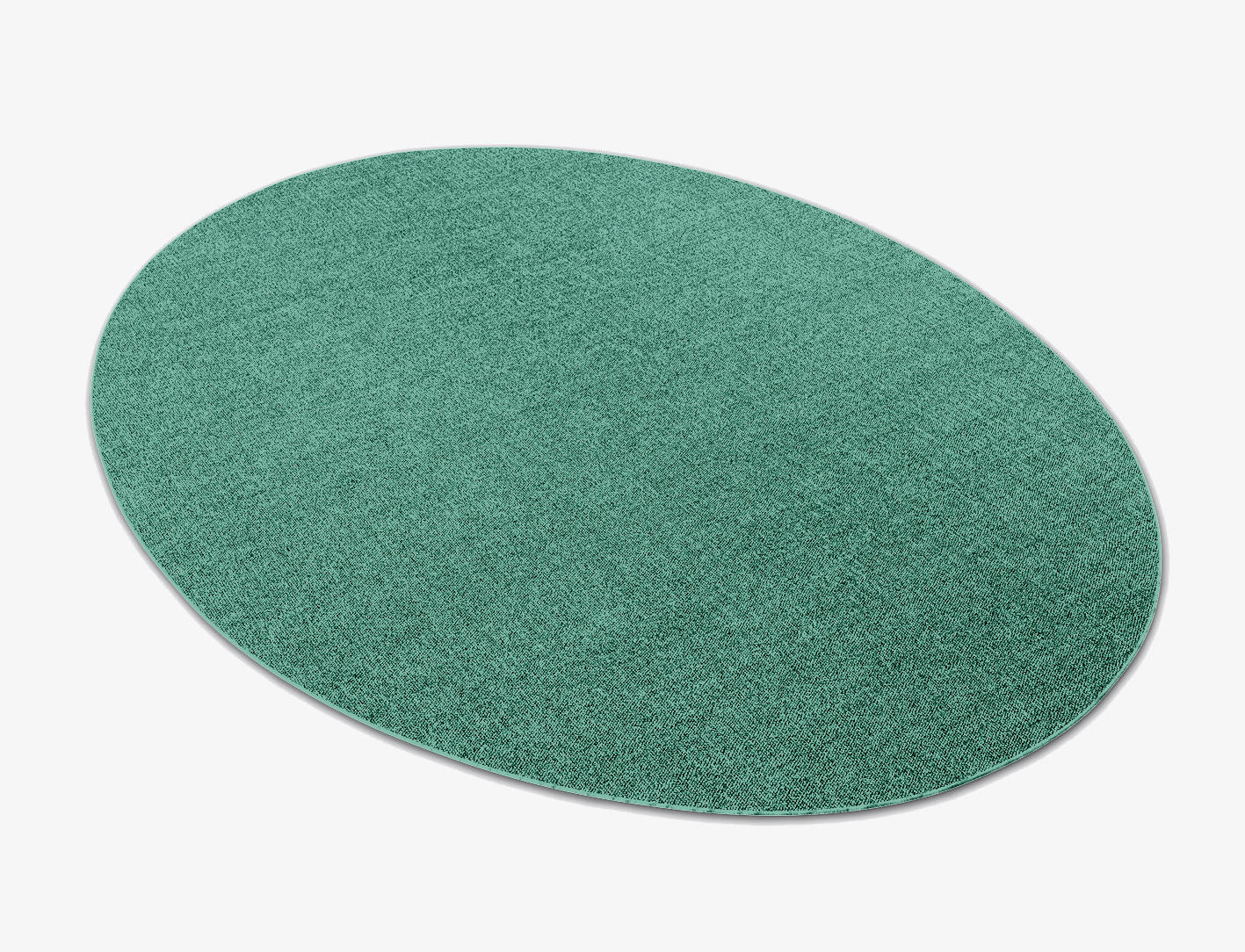 RA-CH06 Solid Colors Oval Outdoor Recycled Yarn Custom Rug by Rug Artisan