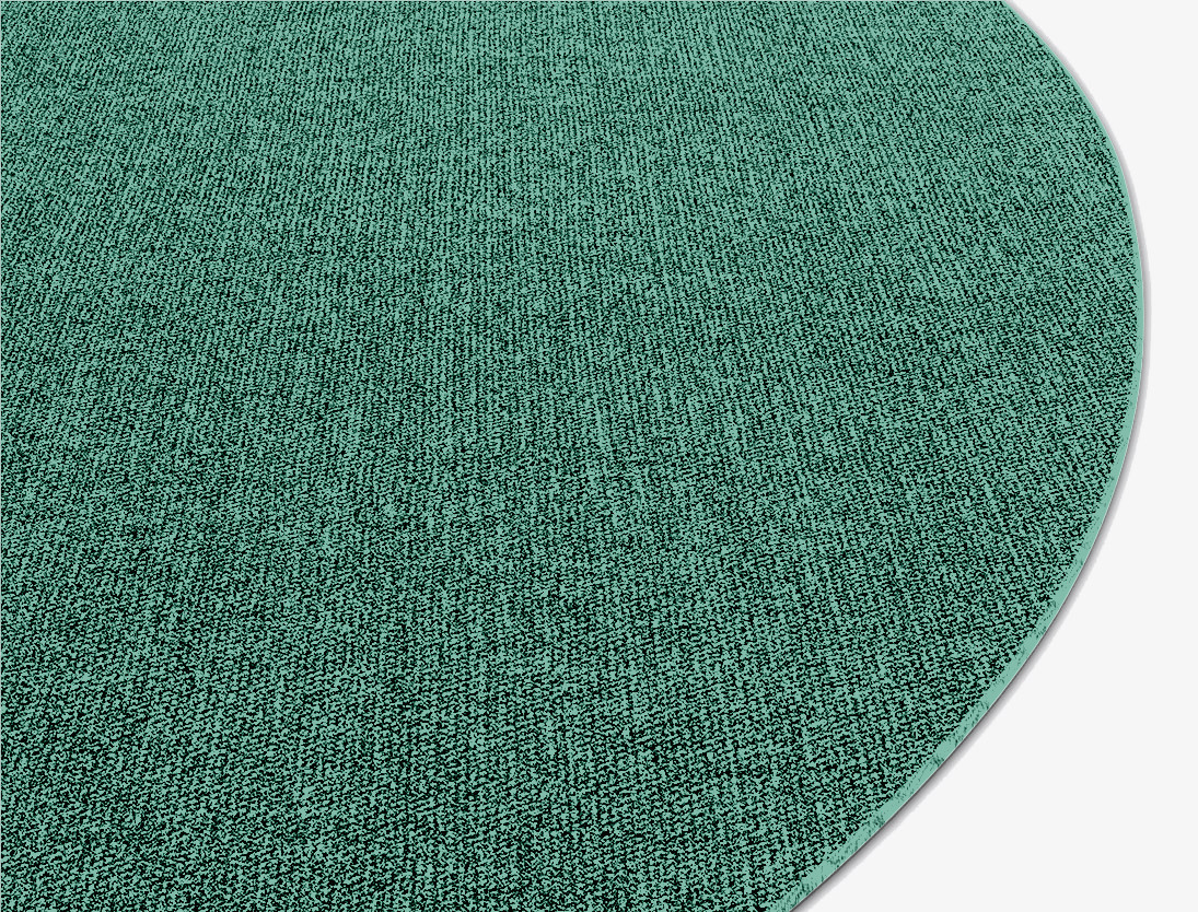RA-CH06 Solid Colors Oval Outdoor Recycled Yarn Custom Rug by Rug Artisan