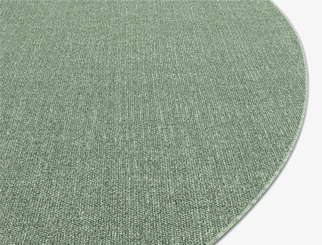 RA-CH10 Solid Colours Round Flatweave New Zealand Wool Custom Rug by Rug Artisan