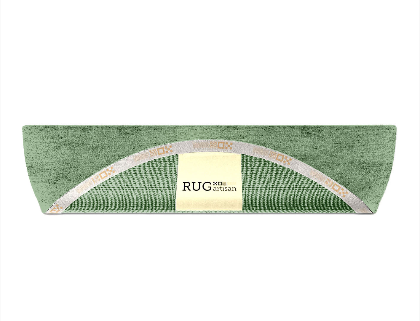 RA-CH10 Solid Colors Halfmoon Hand Knotted Bamboo Silk Custom Rug by Rug Artisan