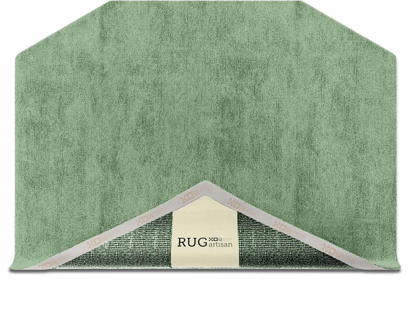 RA-CH10 Solid Colors Hexagon Hand Knotted Bamboo Silk Custom Rug by Rug Artisan