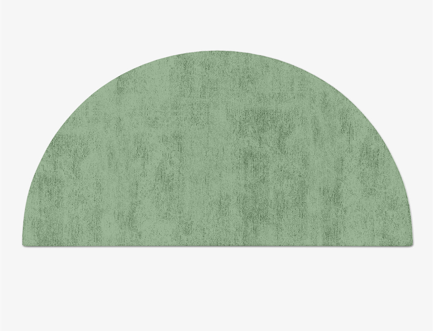 RA-CH10 Solid Colors Halfmoon Hand Tufted Bamboo Silk Custom Rug by Rug Artisan