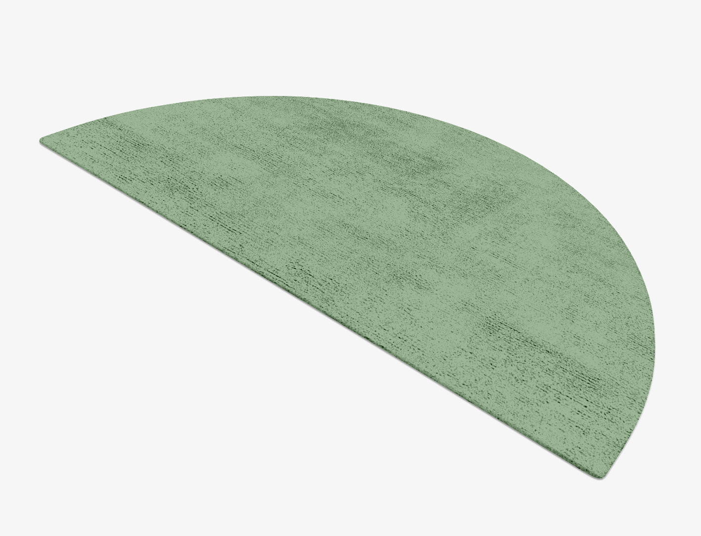 RA-CH10 Solid Colors Halfmoon Hand Tufted Bamboo Silk Custom Rug by Rug Artisan