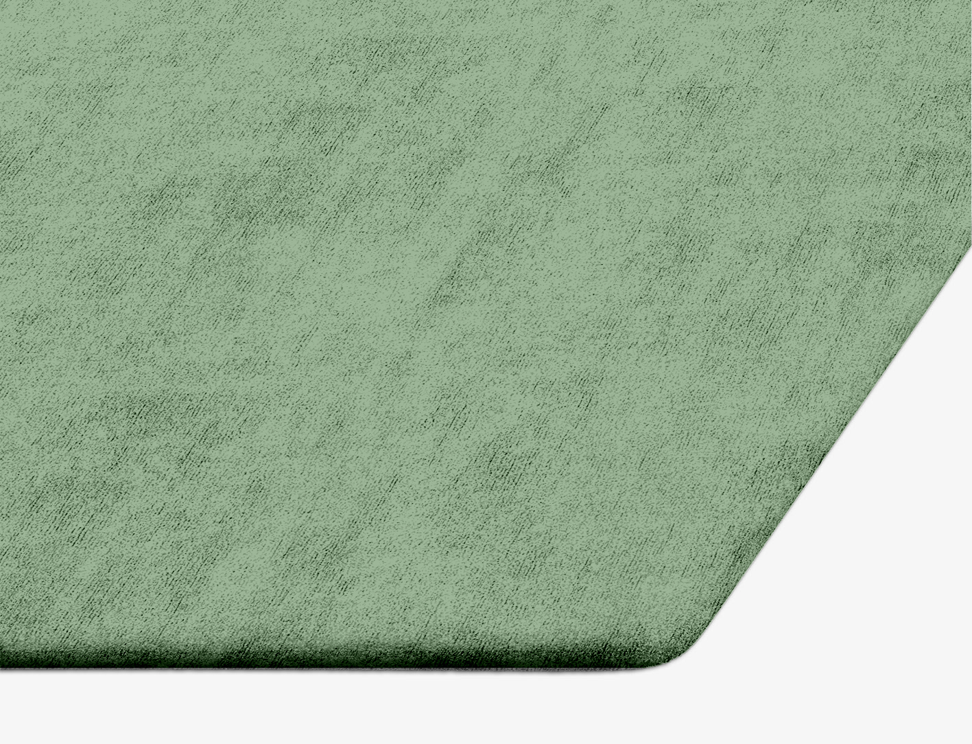 RA-CH10 Solid Colors Hexagon Hand Tufted Bamboo Silk Custom Rug by Rug Artisan