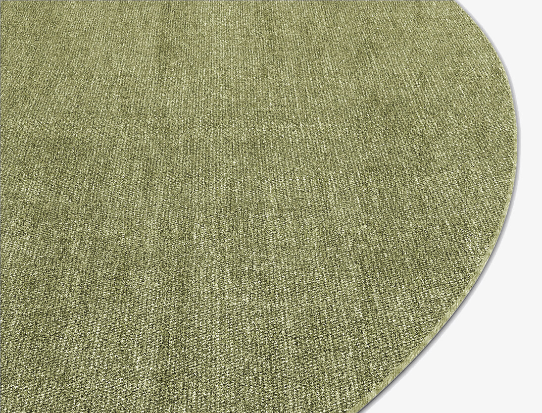 RA-CK04 Solid Colours Round Flatweave Bamboo Silk Custom Rug by Rug Artisan