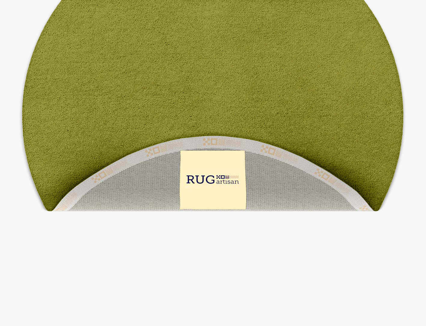 RA-CK04 Solid Colours Round Hand Tufted Pure Wool Custom Rug by Rug Artisan