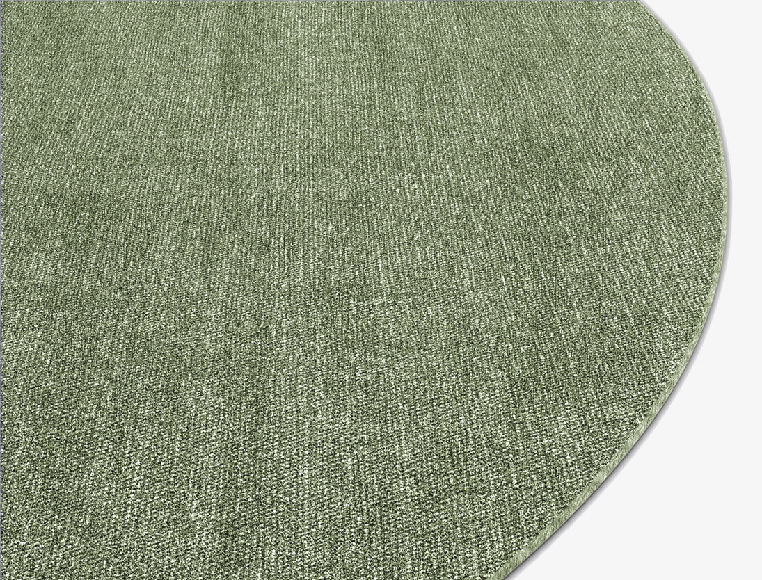 RA-CL06 Solid Colours Round Flatweave Bamboo Silk Custom Rug by Rug Artisan