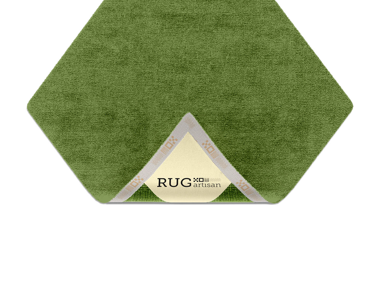 RA-CL06 Solid Colors Diamond Hand Knotted Bamboo Silk Custom Rug by Rug Artisan