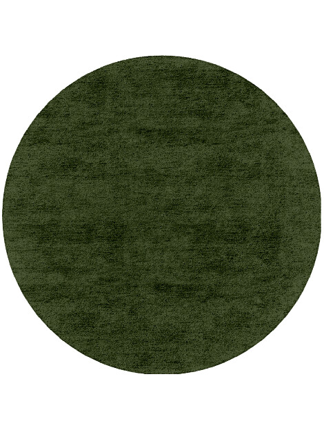 RA-CM04 Solid Colours Round Hand Tufted Bamboo Silk Custom Rug by Rug Artisan