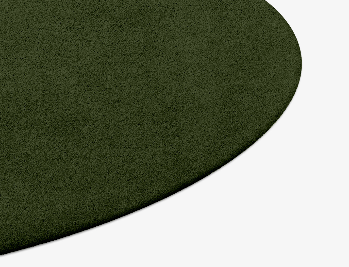 RA-CM04 Solid Colors Round Hand Tufted Pure Wool Custom Rug by Rug Artisan
