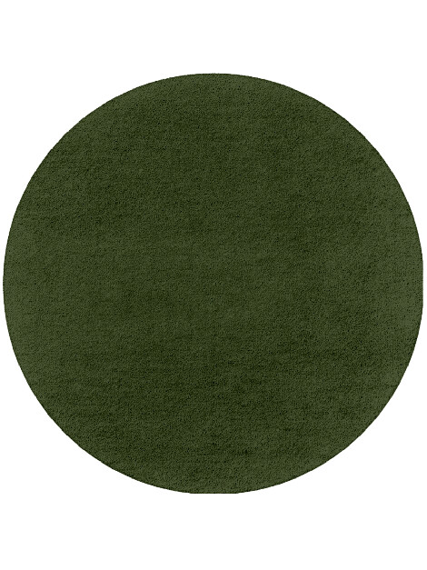 RA-CM04 Solid Colours Round Hand Tufted Pure Wool Custom Rug by Rug Artisan