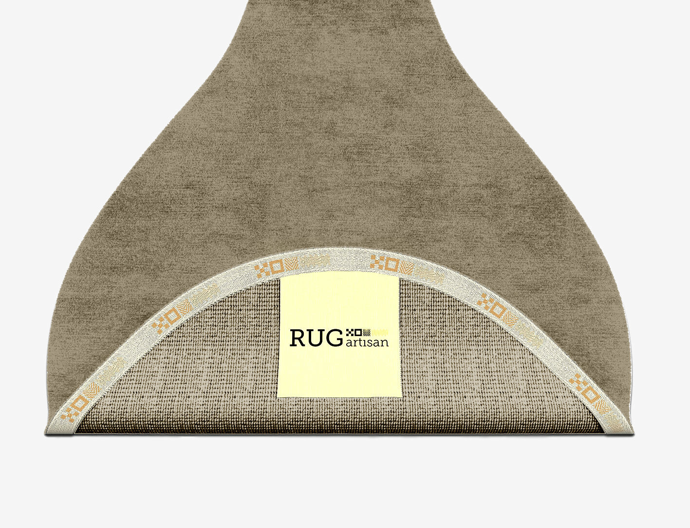 RA-CN09 Solid Colors Drop Hand Knotted Bamboo Silk Custom Rug by Rug Artisan