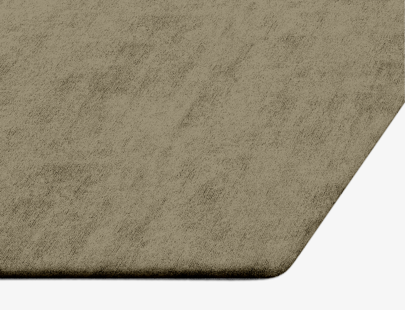 RA-CN09 Solid Colors Hexagon Hand Tufted Bamboo Silk Custom Rug by Rug Artisan