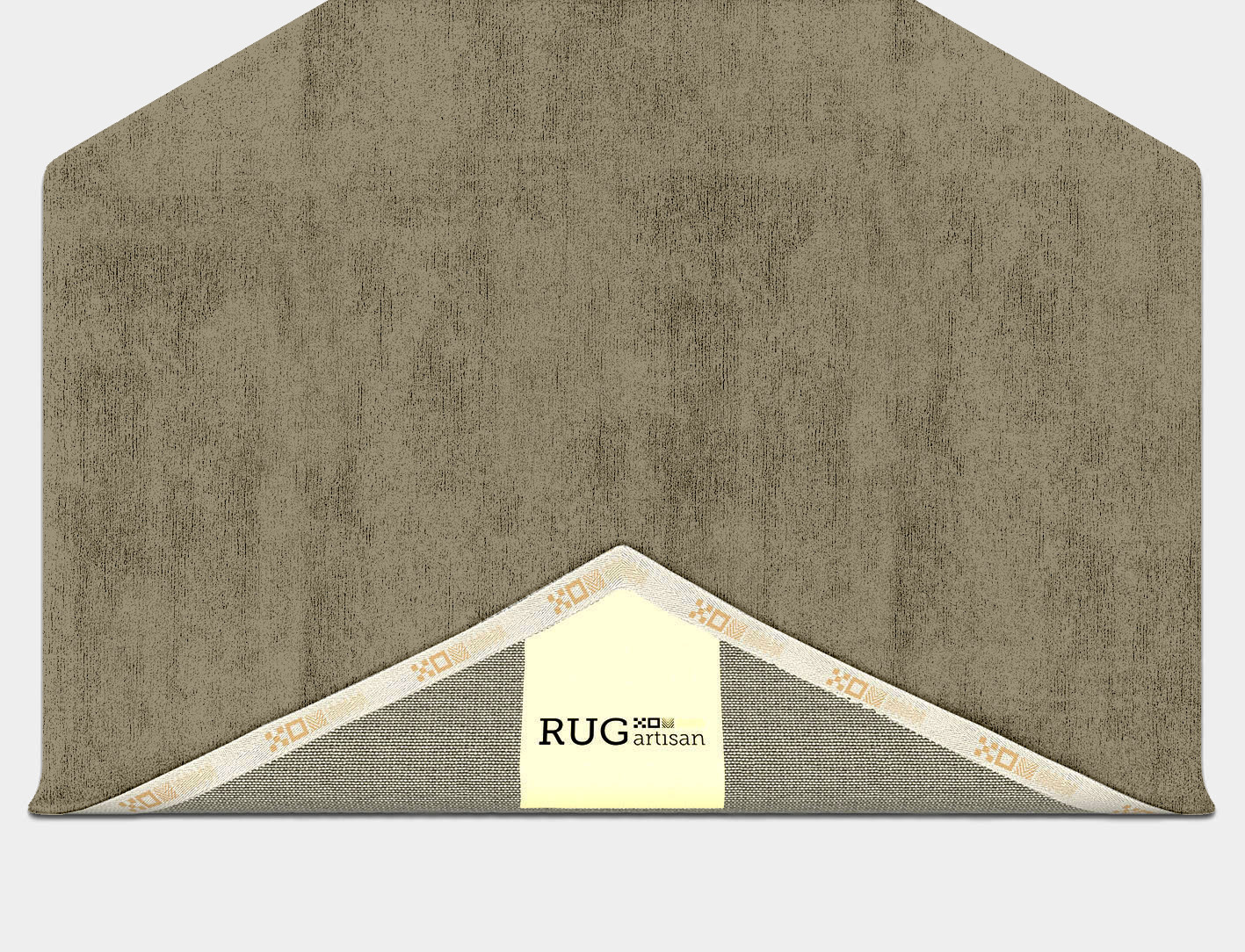 RA-CN09 Solid Colors Hexagon Hand Tufted Bamboo Silk Custom Rug by Rug Artisan