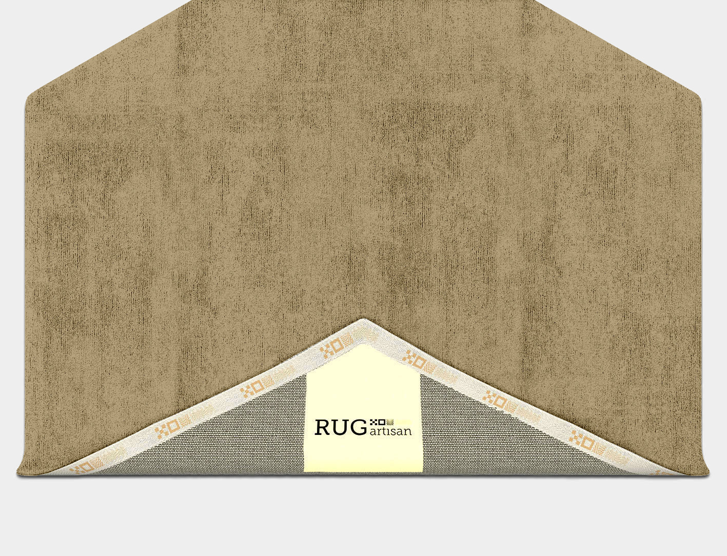 RA-DA11 Solid Colors Hexagon Hand Tufted Bamboo Silk Custom Rug by Rug Artisan