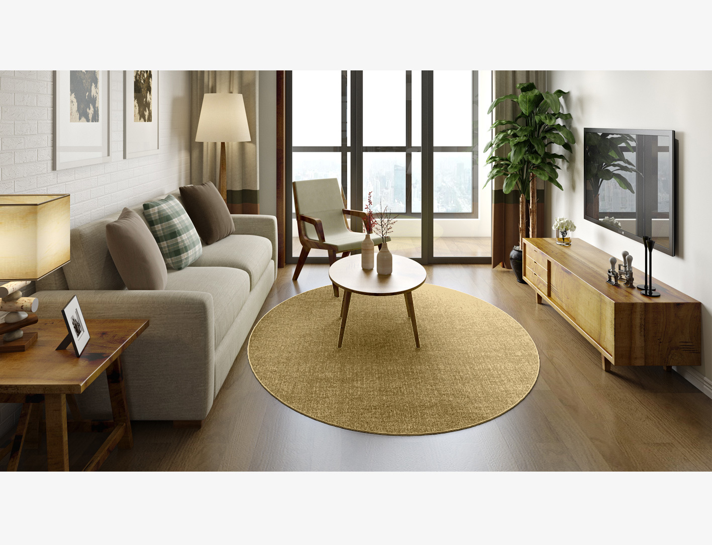 RA-DA11 Solid Colors Oval Outdoor Recycled Yarn Custom Rug by Rug Artisan