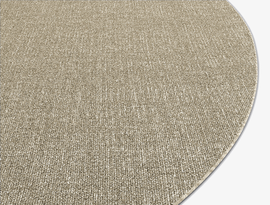 RA-DB10 Solid Colours Round Outdoor Recycled Yarn Custom Rug by Rug Artisan