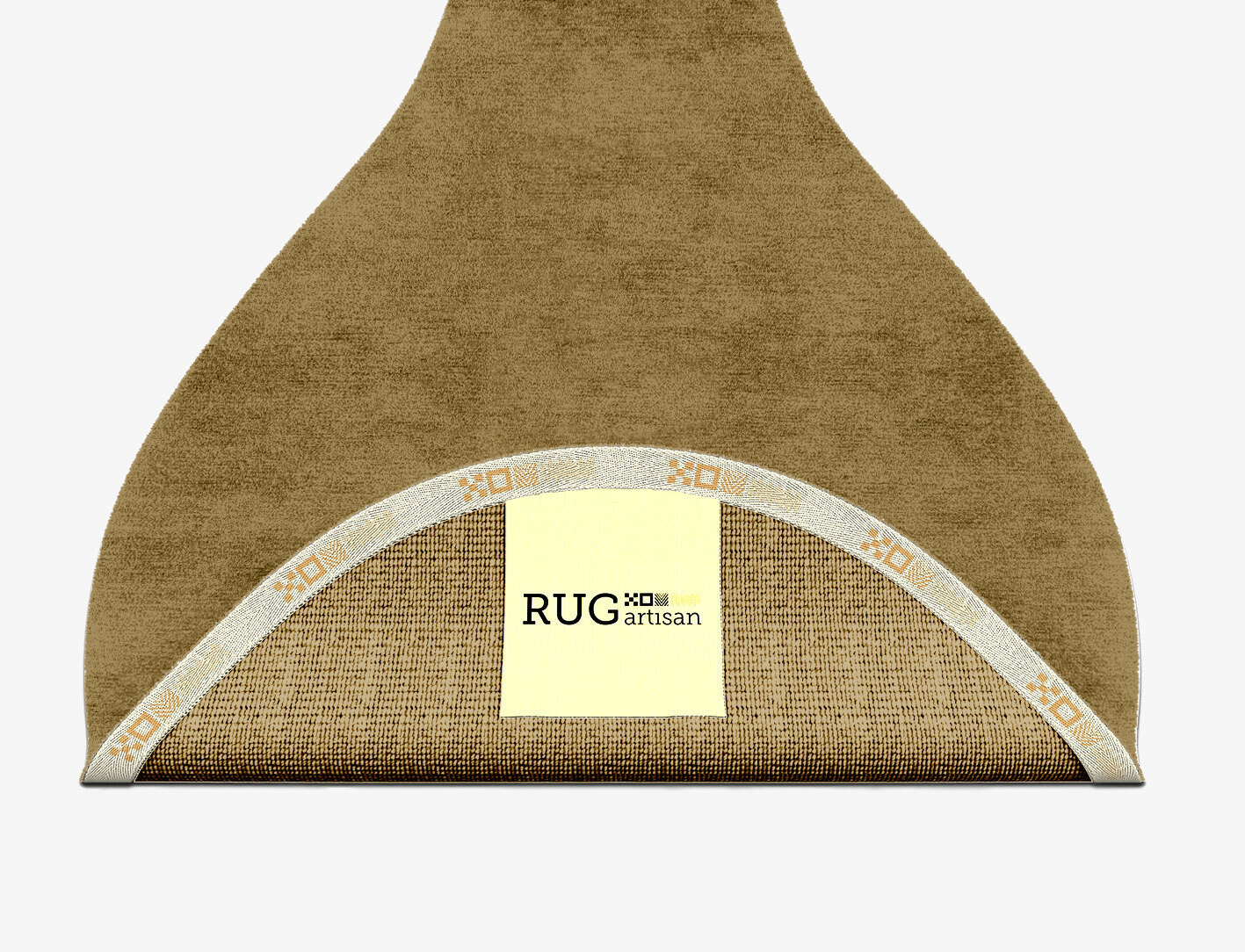 RA-DF07 Solid Colors Drop Hand Knotted Bamboo Silk Custom Rug by Rug Artisan