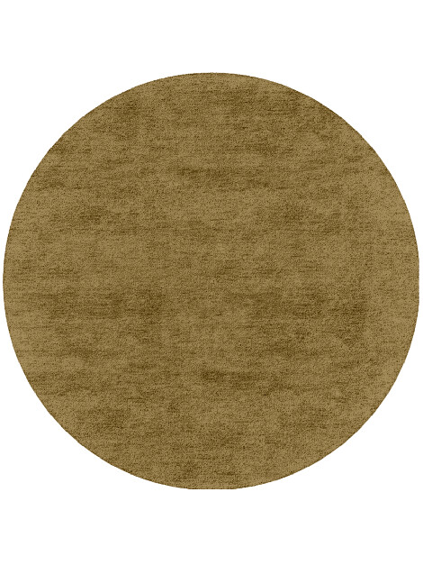 RA-DF07 Solid Colours Round Hand Tufted Bamboo Silk Custom Rug by Rug Artisan