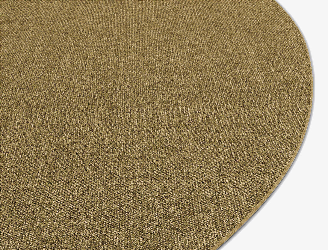 RA-DF07 Solid Colours Round Outdoor Recycled Yarn Custom Rug by Rug Artisan
