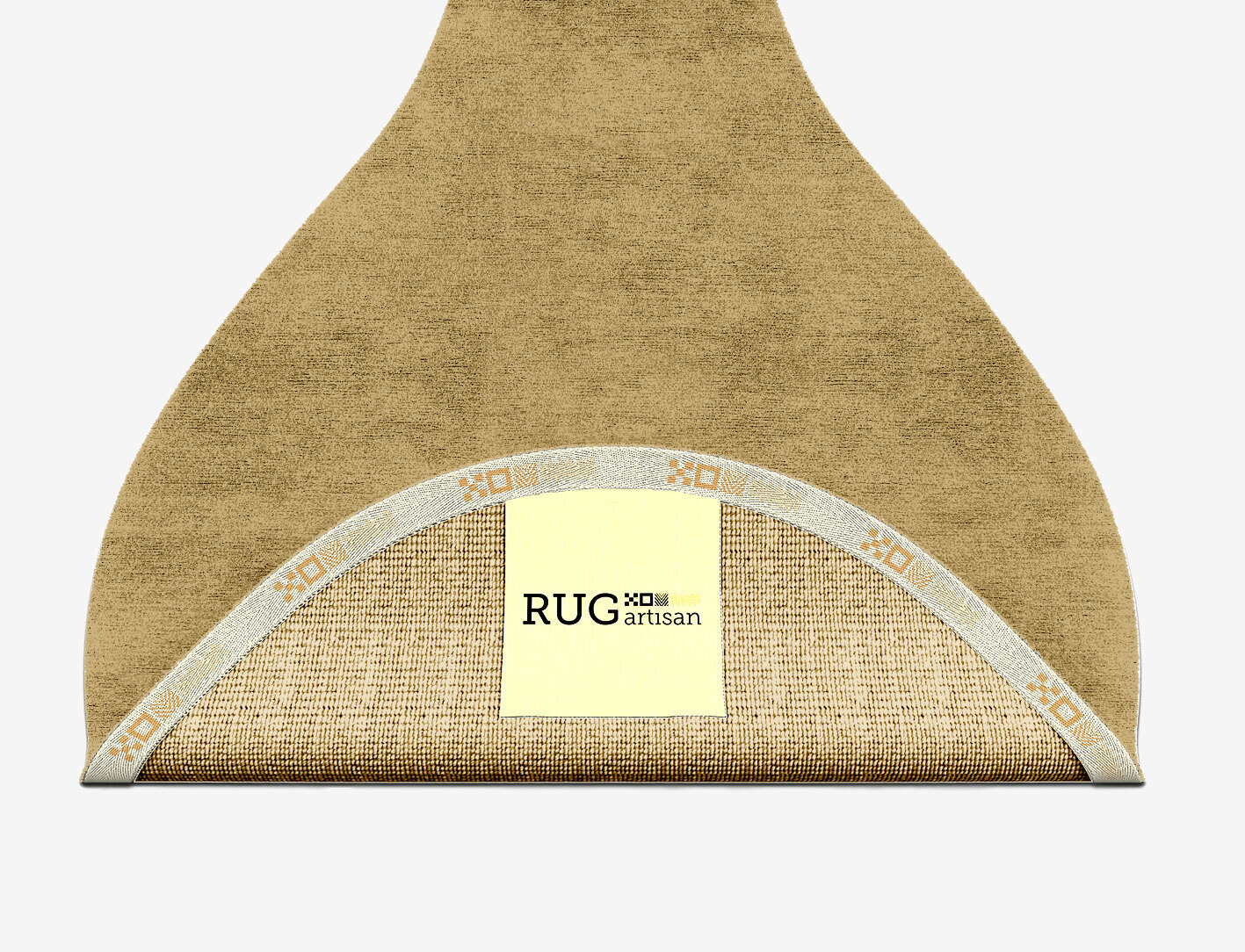 RA-DF09 Solid Colors Drop Hand Knotted Bamboo Silk Custom Rug by Rug Artisan