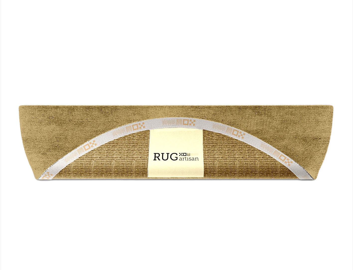 RA-DF09 Solid Colors Halfmoon Hand Knotted Bamboo Silk Custom Rug by Rug Artisan