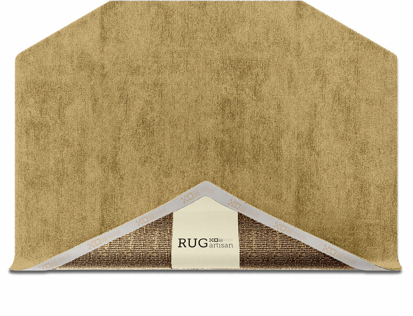 RA-DF09 Solid Colors Hexagon Hand Knotted Bamboo Silk Custom Rug by Rug Artisan