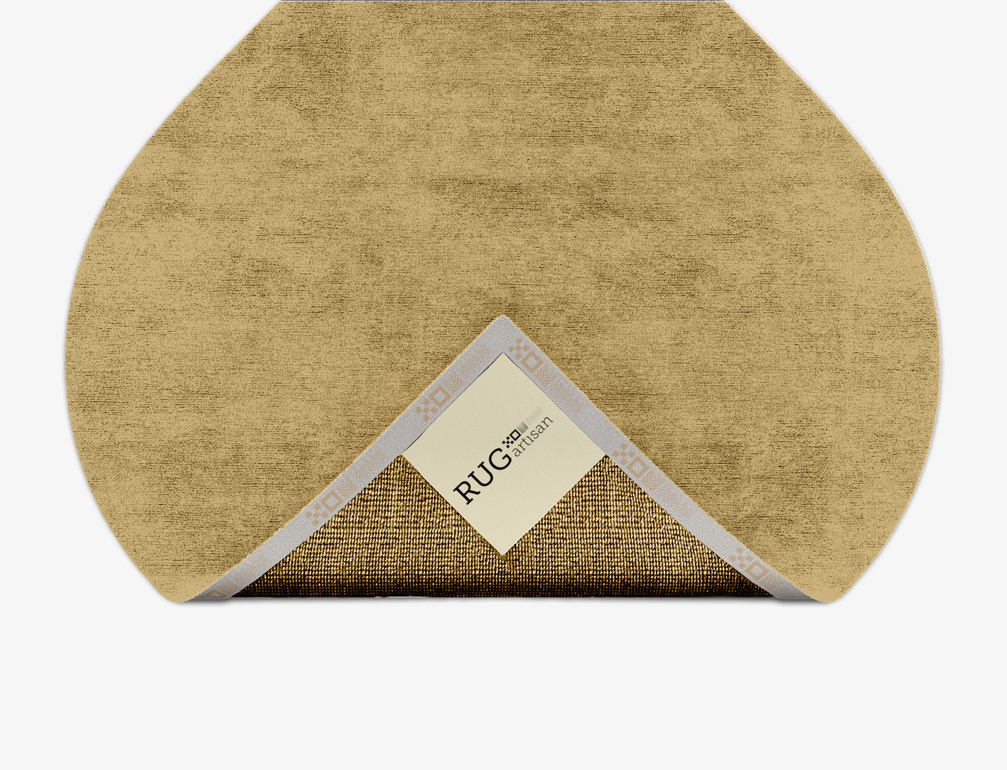 RA-DF09 Solid Colors Ogee Hand Knotted Bamboo Silk Custom Rug by Rug Artisan