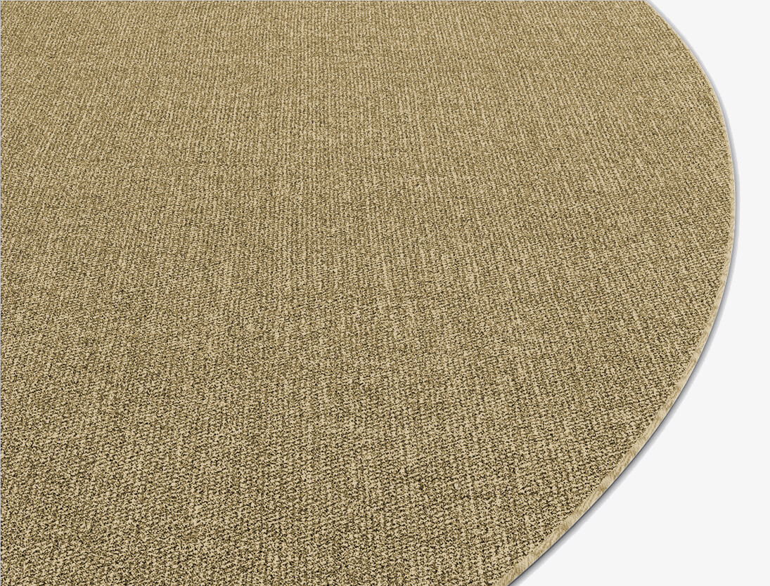 RA-DF09 Solid Colors Round Outdoor Recycled Yarn Custom Rug by Rug Artisan