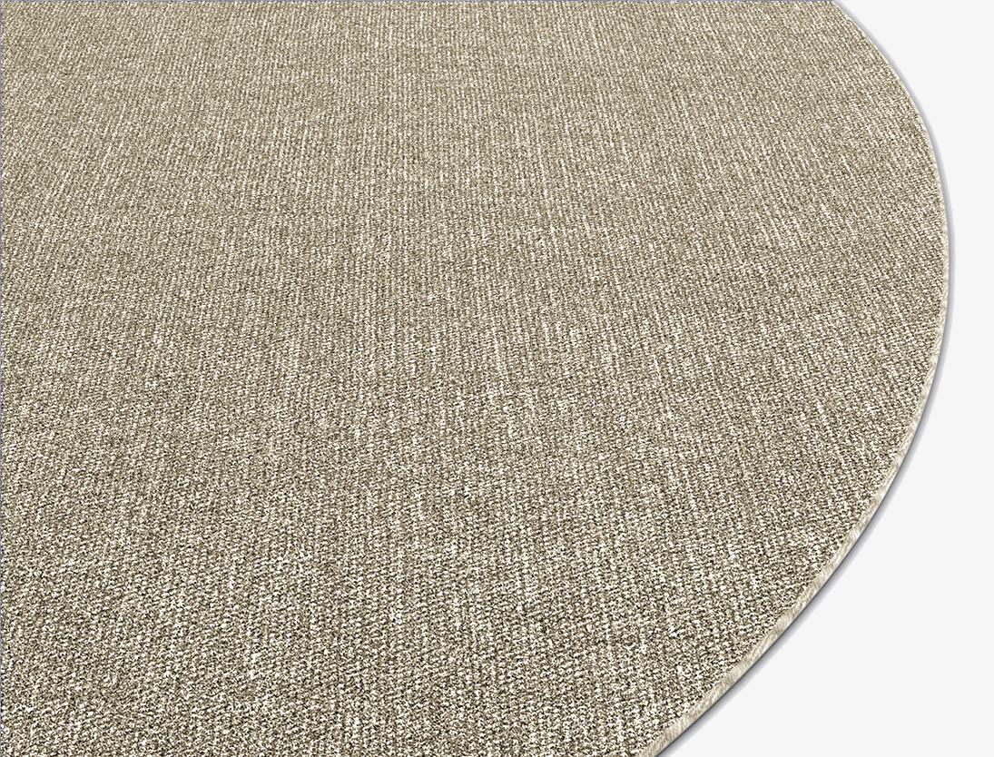 RA-DF12 Solid Colors Round Outdoor Recycled Yarn Custom Rug by Rug Artisan