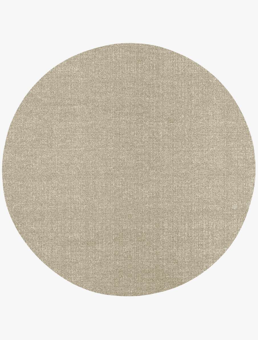 RA-DF12 Solid Colours Round Outdoor Recycled Yarn Custom Rug by Rug Artisan