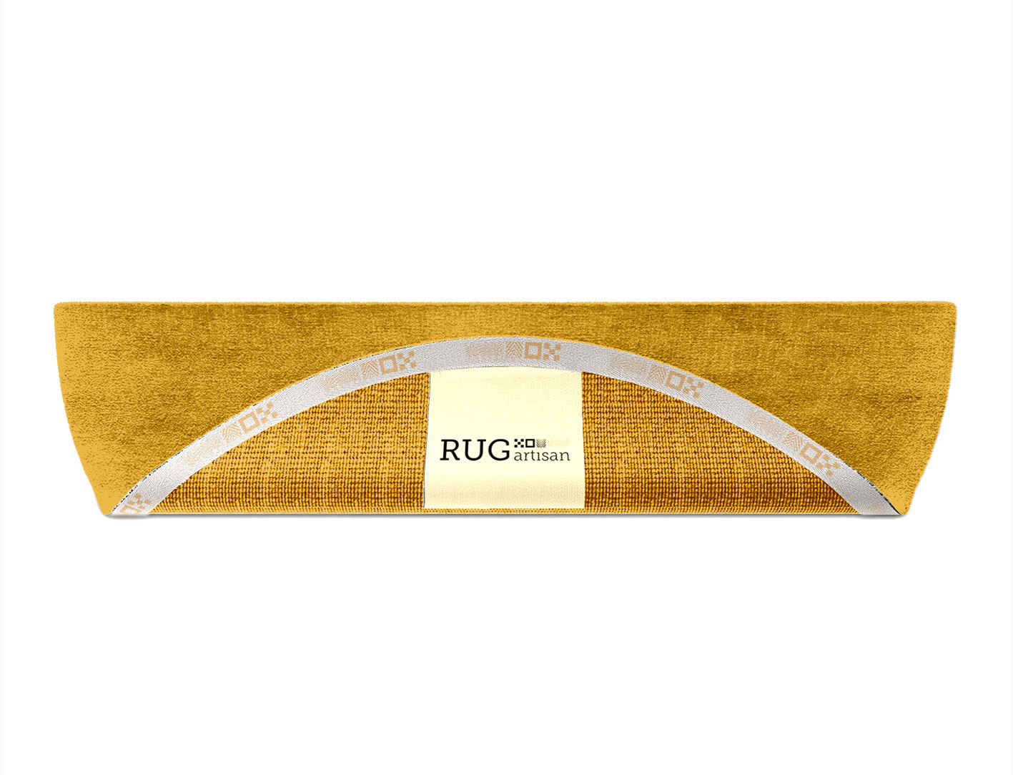 RA-DI04 Solid Colors Halfmoon Hand Knotted Bamboo Silk Custom Rug by Rug Artisan