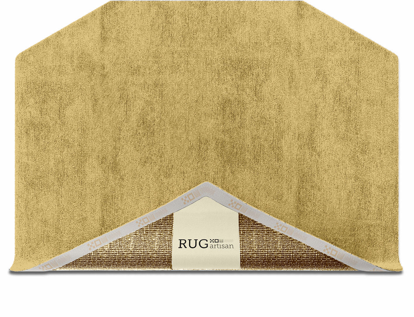 RA-DI11 Solid Colors Hexagon Hand Knotted Bamboo Silk Custom Rug by Rug Artisan