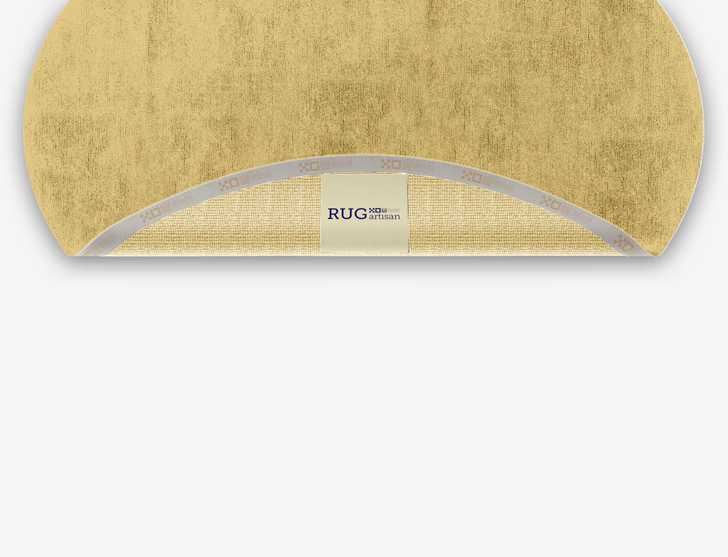 RA-DI11 Solid Colors Oval Hand Knotted Bamboo Silk Custom Rug by Rug Artisan