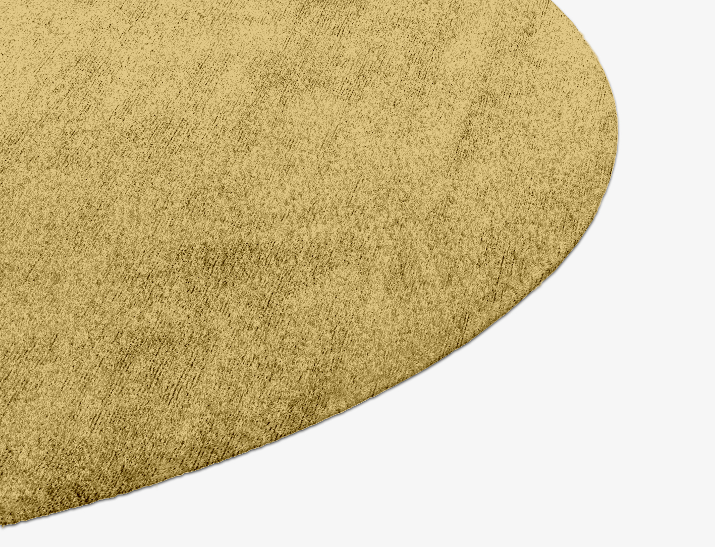 RA-DI11 Solid Colors Round Hand Knotted Bamboo Silk Custom Rug by Rug Artisan